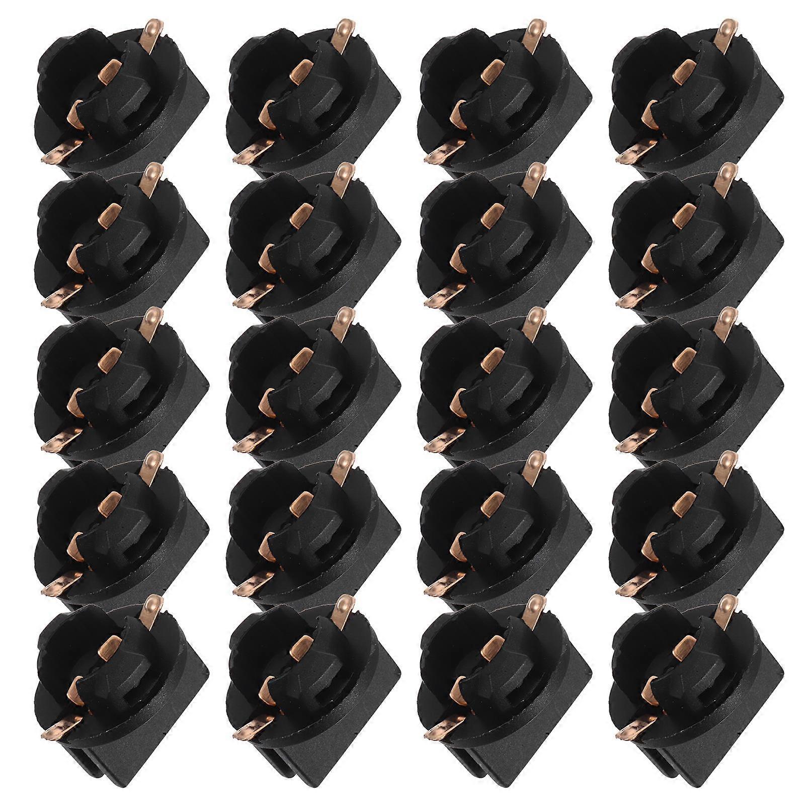 T10 W5W Car Light Bulb Socket 20Pcs for Vehicle Dashboard Replacement