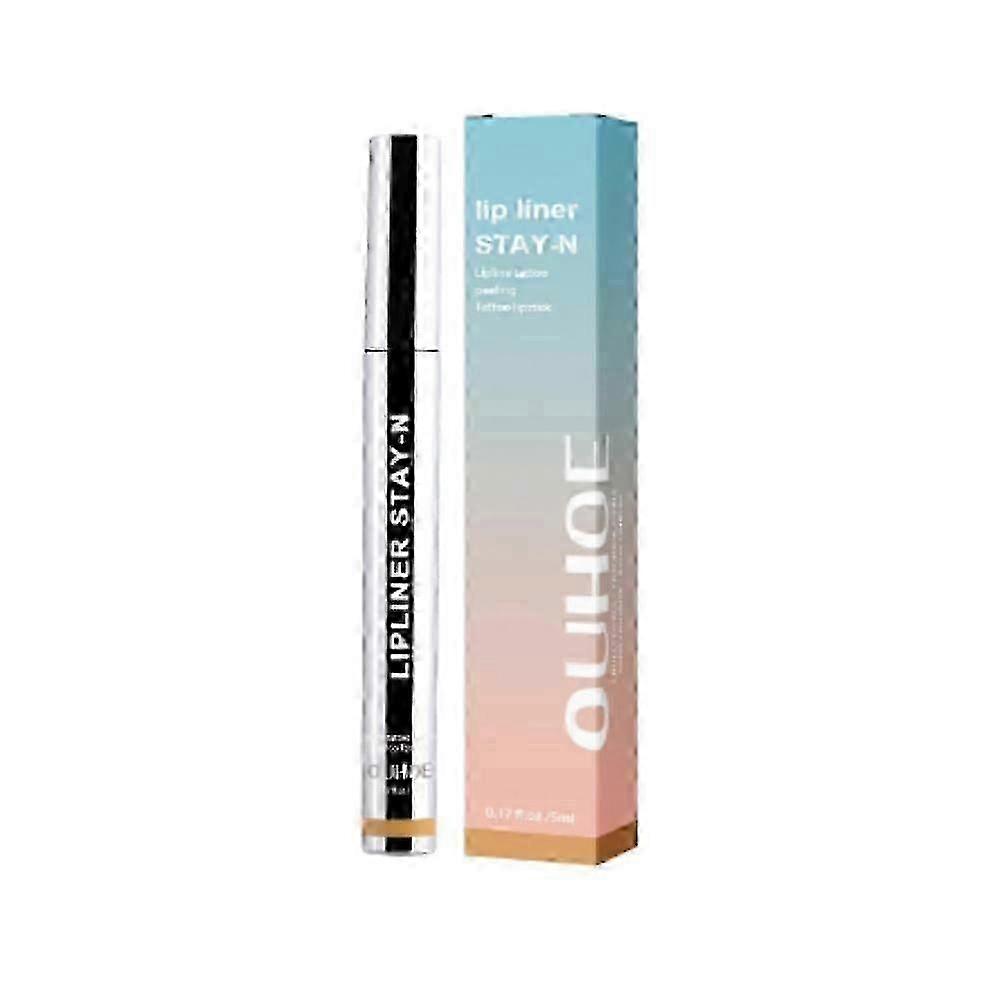 Crayon à lèvres en brun foncé : fini mat waterproof pour un contour longue tenue et des lèvres pulpeuses