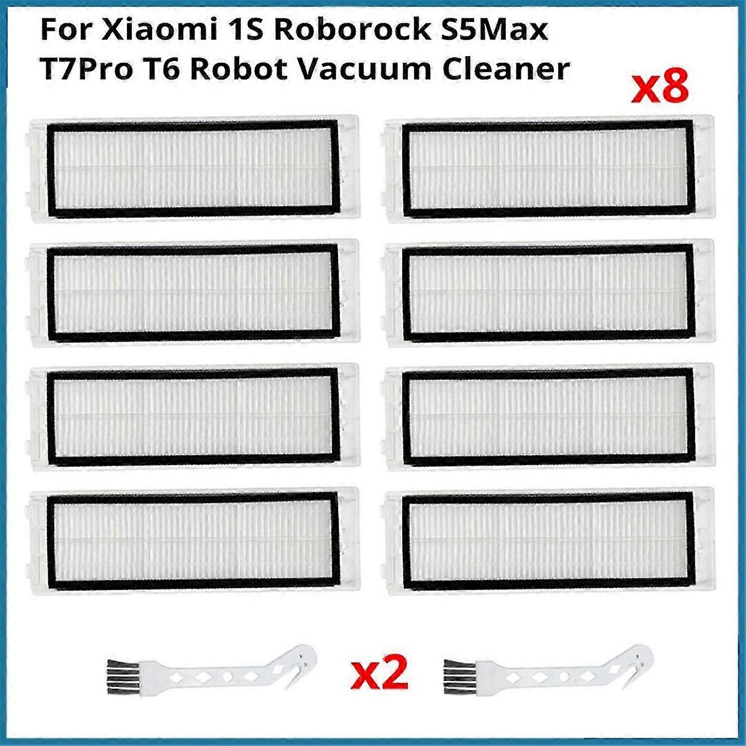 For Sweeping Robots for 1S Stone S5 Max T7Pro T6 Accessories Filter Element Replacement Parts Brush