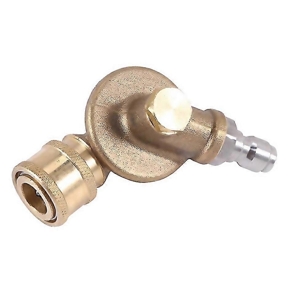 For 4500psi Pivoting Coupler 14in Quick Connection For Attachment Gutter Cleaning Adapt