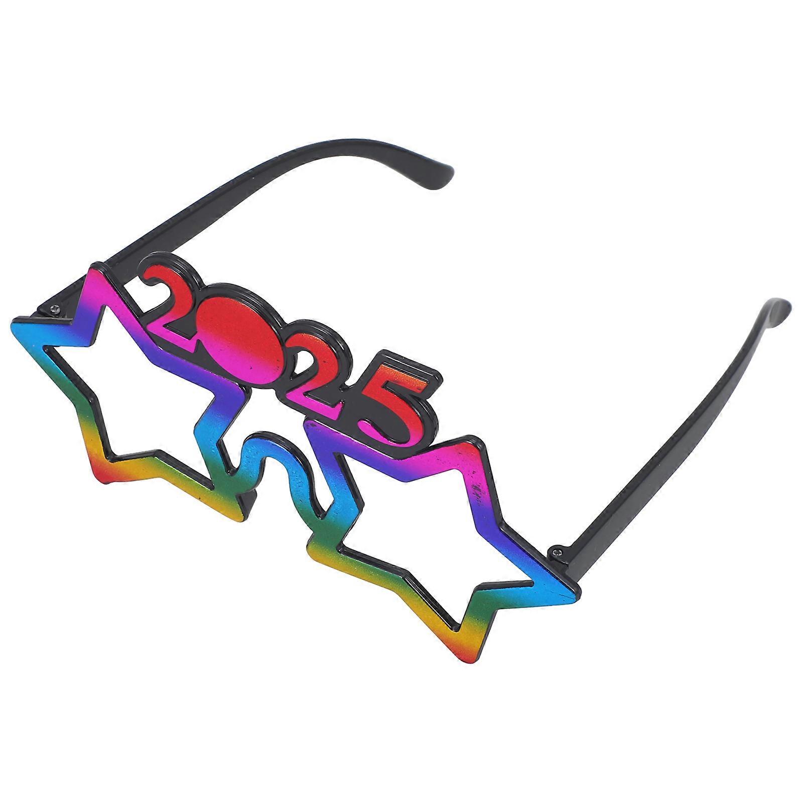 2025 Eyeglasses New Year Glasses for Party Use Multi Color Pc Material