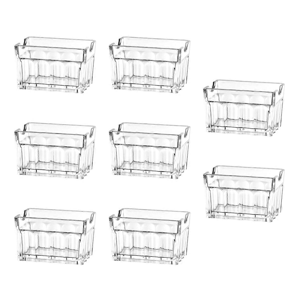 8Pcs Sugar Packet Holder Sugar Bag Storage Container Dish Display