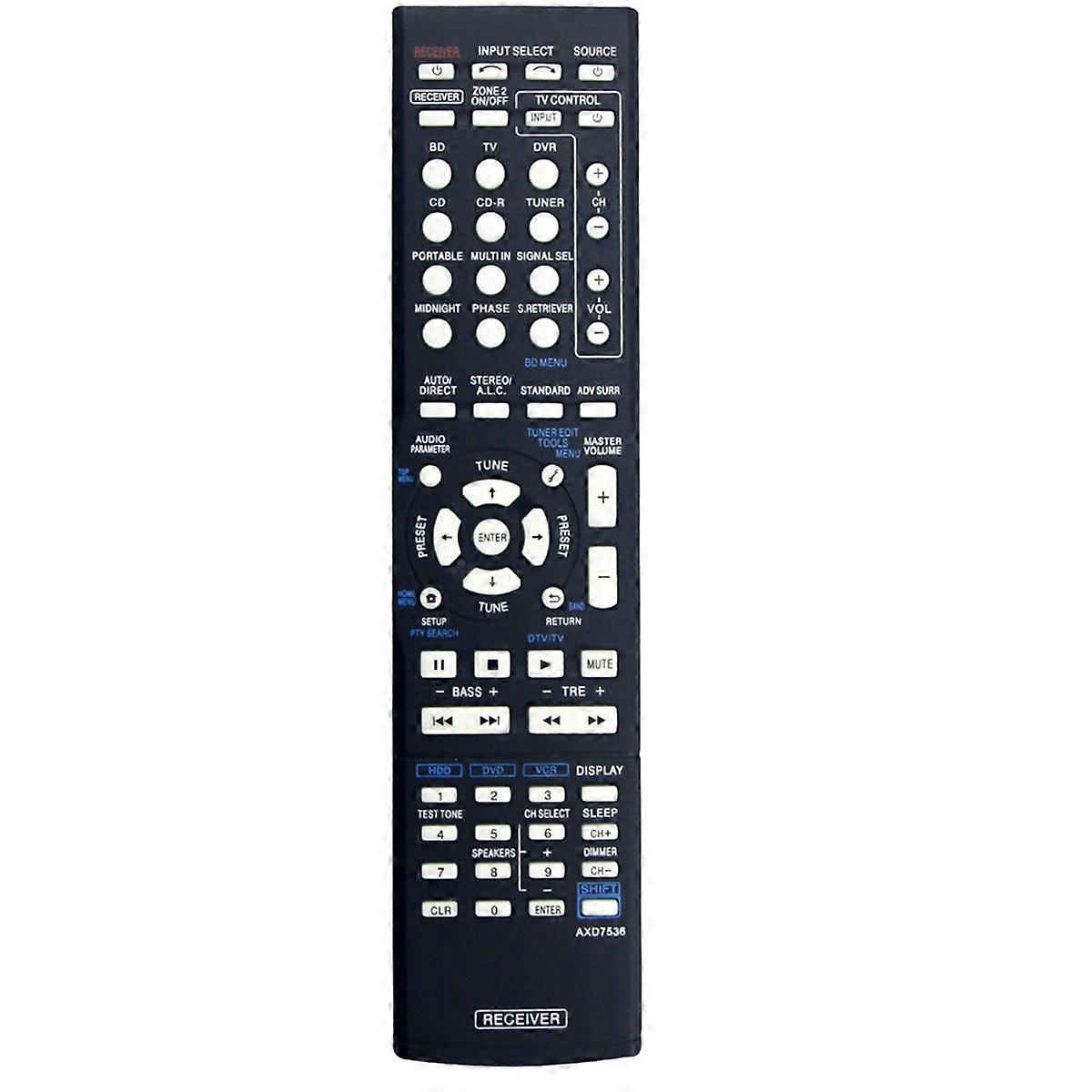 Replace Axd7536 Remote Control for Av Receiver Axd7517