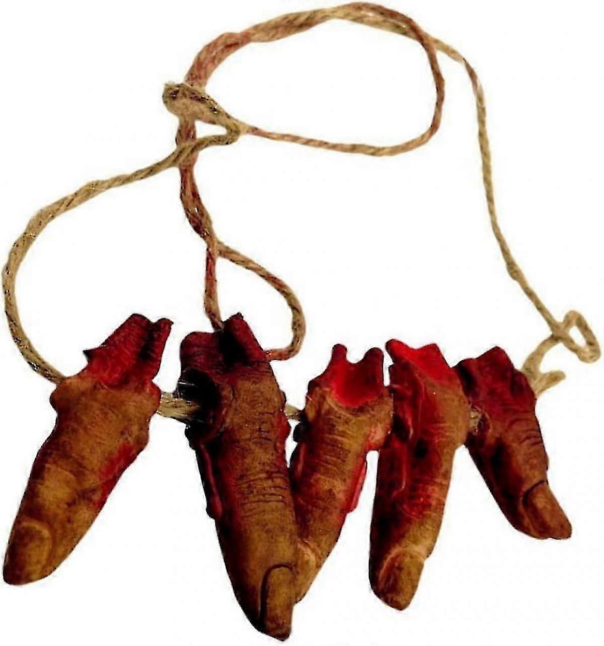 Halloween Accessory Creepy Broken Finger Necklace