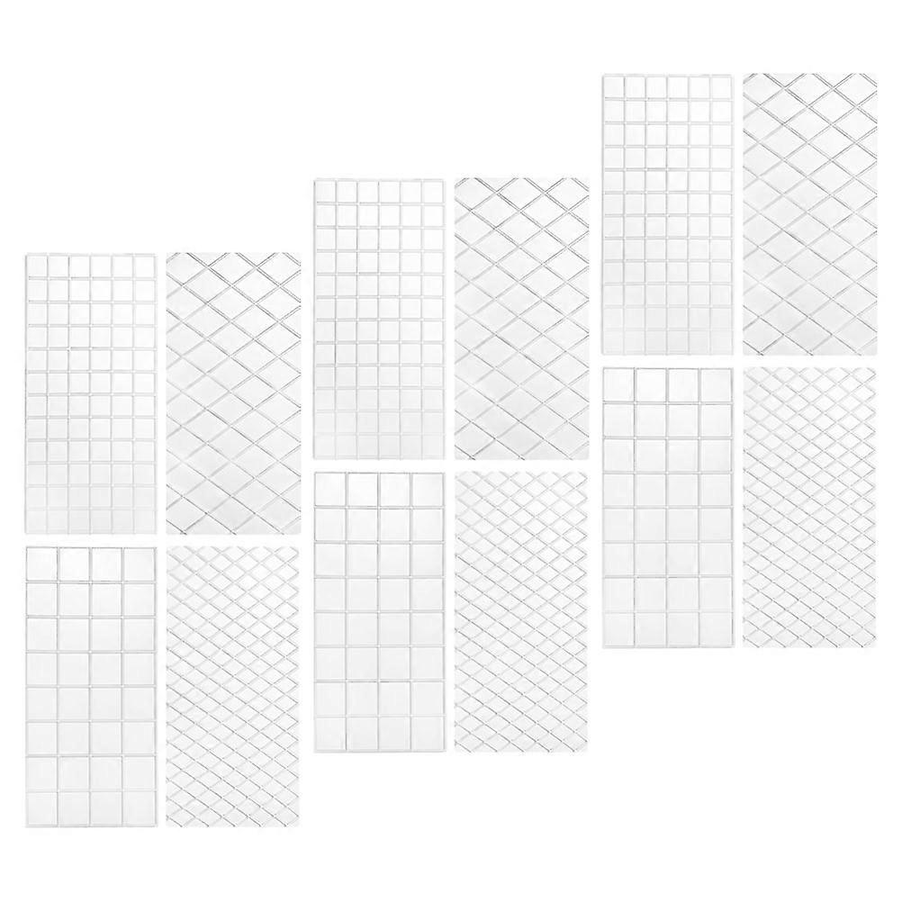 Cake Fondant Impression Mat Mold for Baking Use 48Pcs Plastic Set