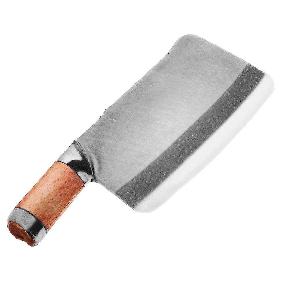 Halloween Plush Cutter Bag for Storage 4Pcs Fake Cutter Prank Prop Zipper