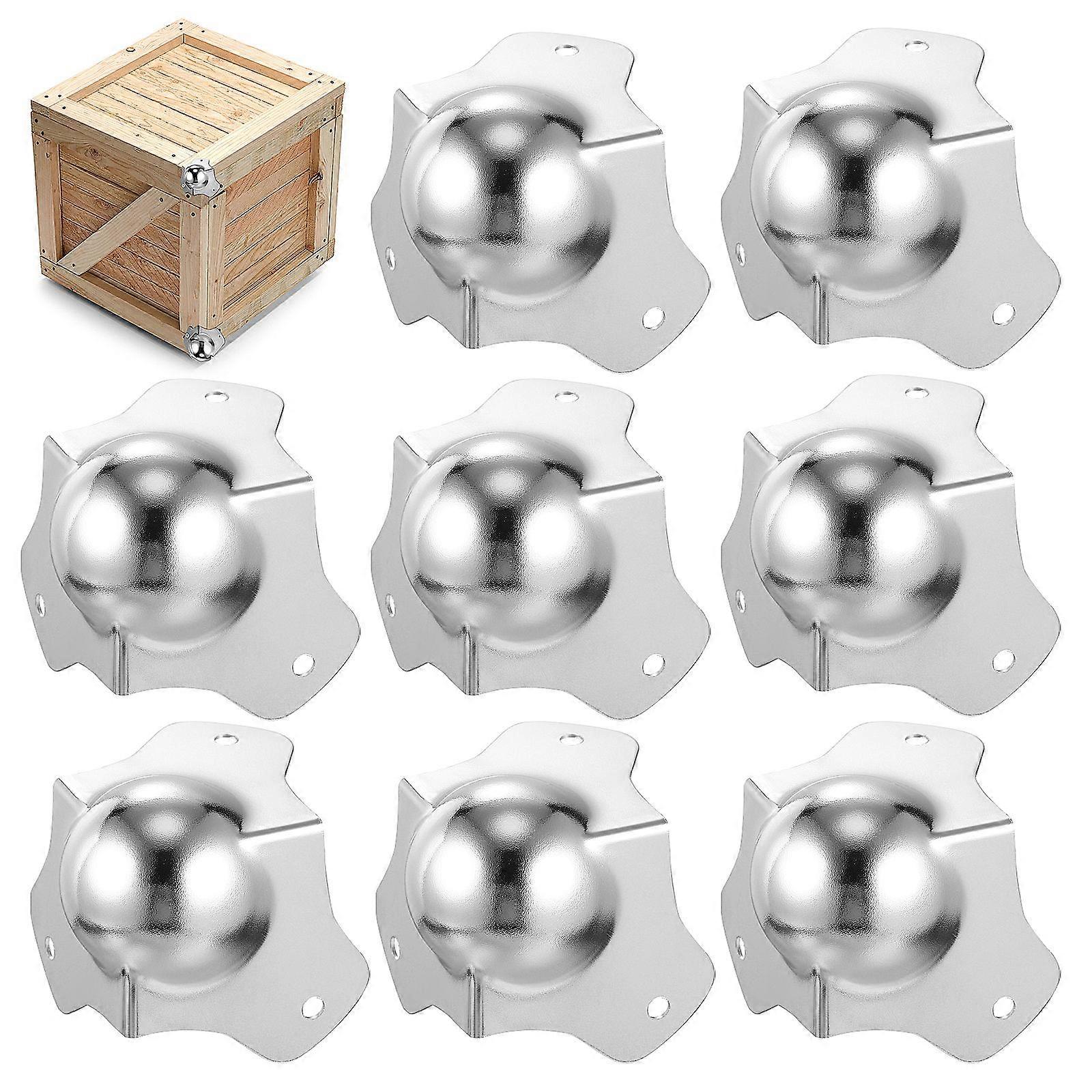 8pcs Ball Corner Protectors Corner Edge Protectors For Flight Cabinet Flight Storage Case