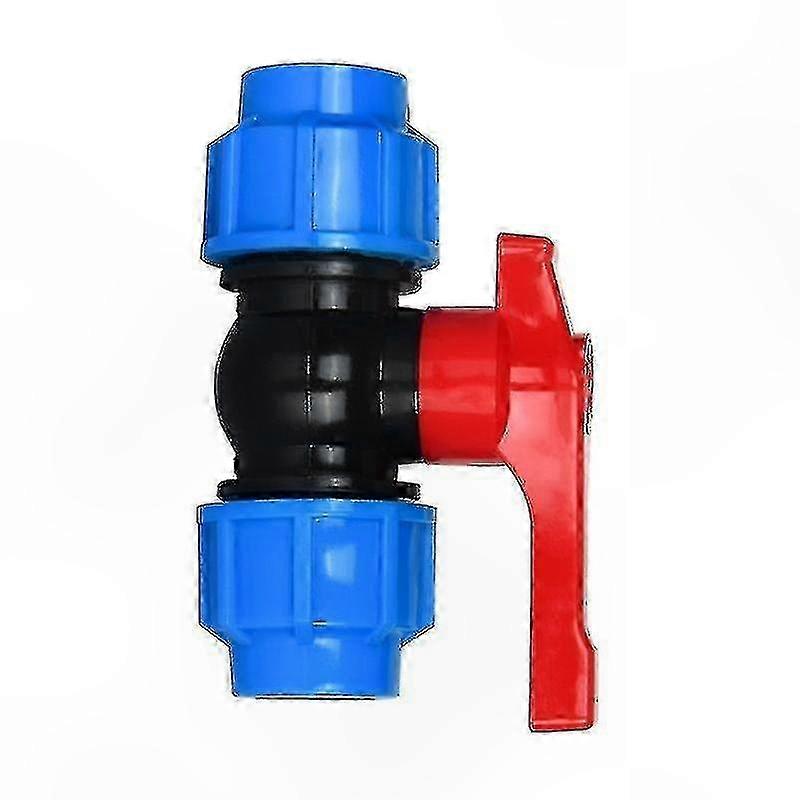32mm Compression Hose Plastic Ball Valve Adapter Fitting Connection