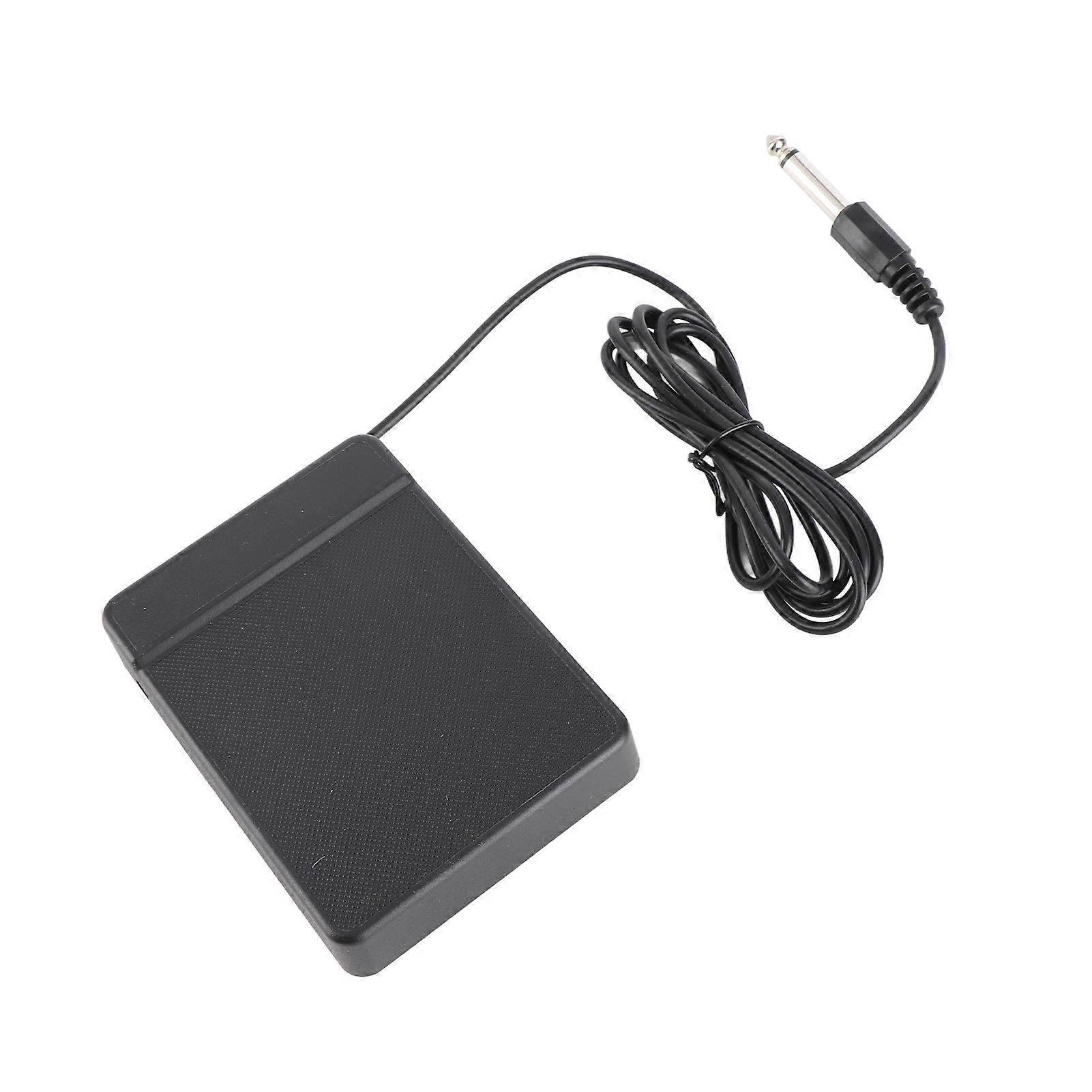 Universal Silent Sustain Pedal for Electronic Keyboard and Drums, Single Hand Rolled Piano Pedal Compatible with Musical Instruments