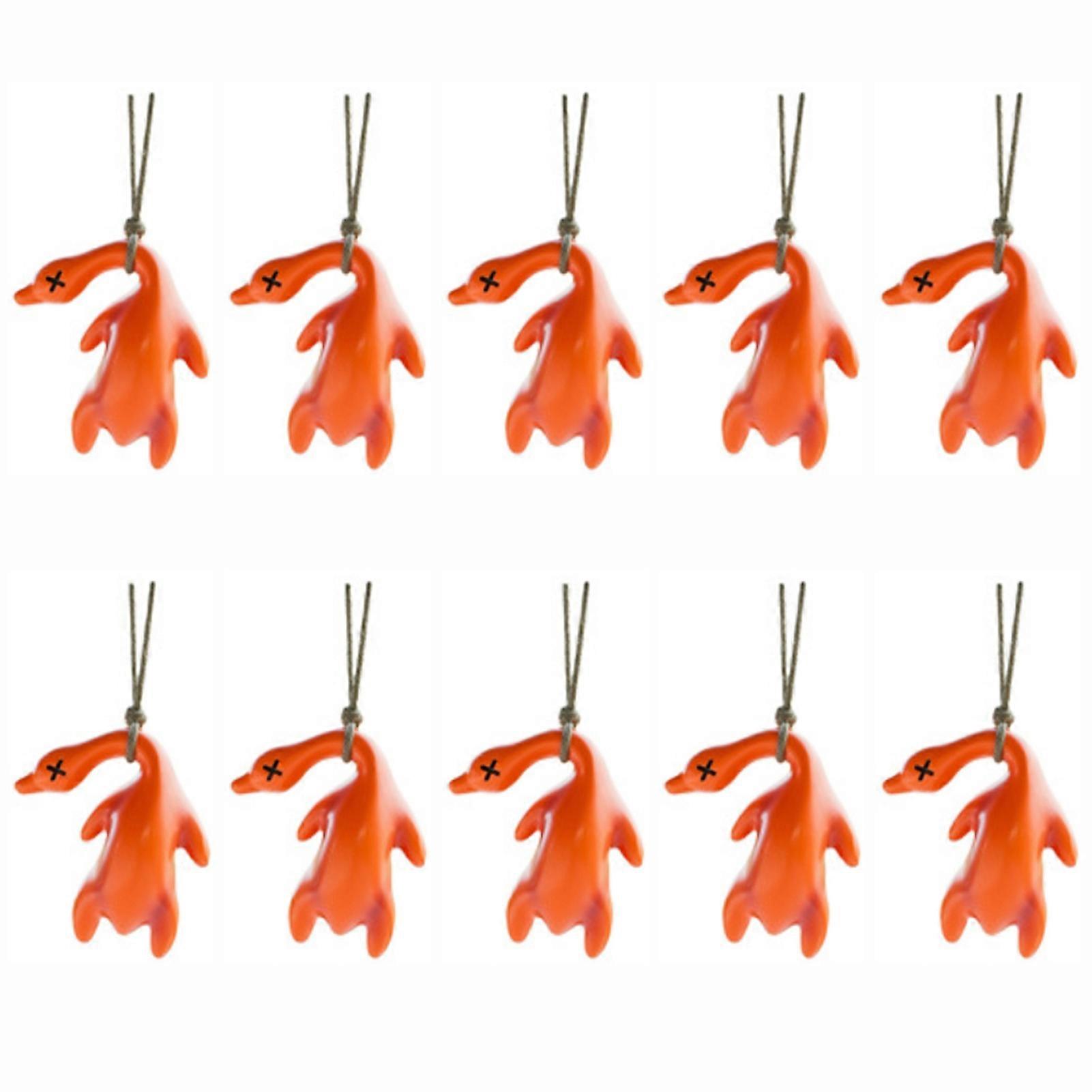 Resin Unique Color Changing Roast Duck Pendant For Car Decoration Roasted Duck Keychain Car Pendant