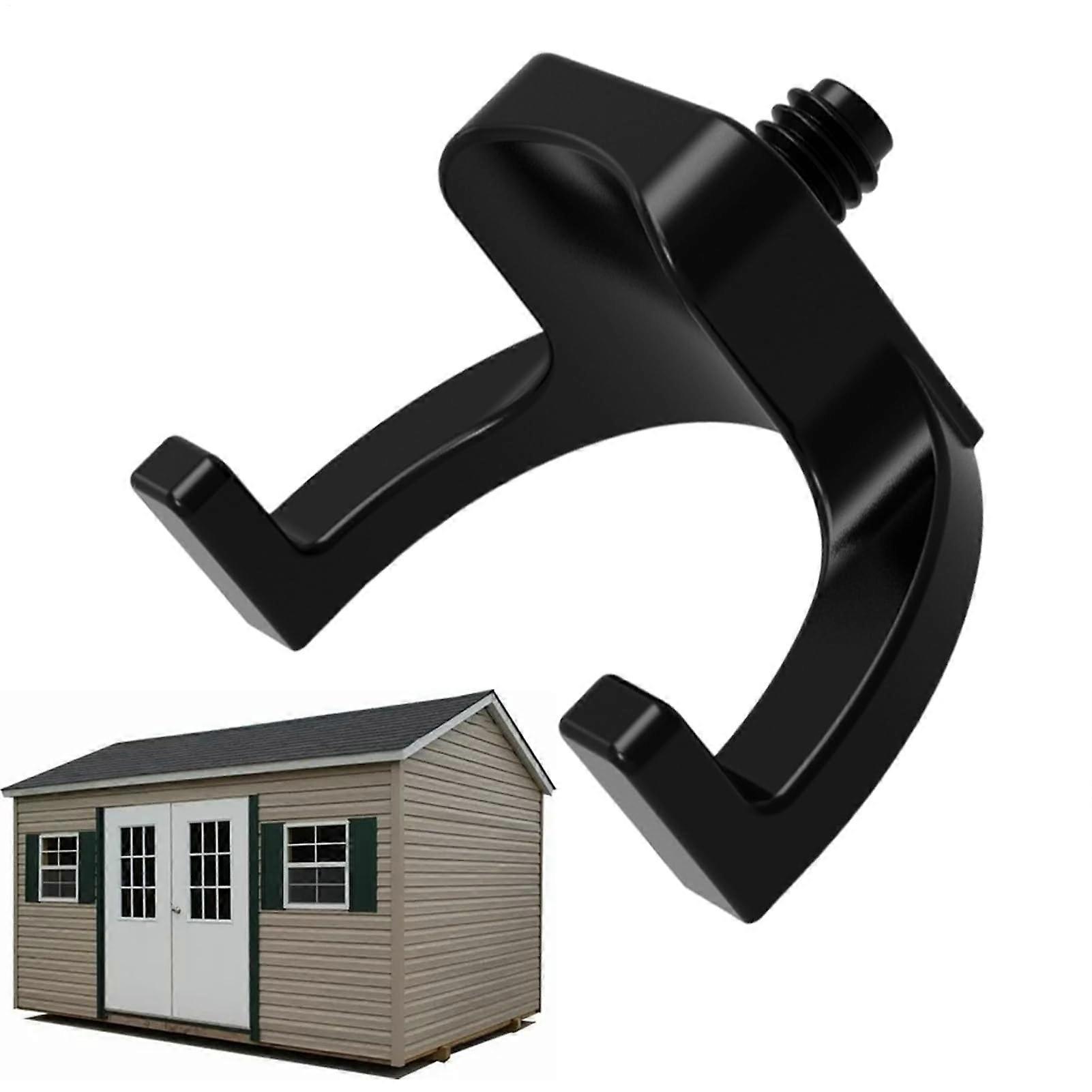 Hook for Hanging Tools - Heavy-Duty Wall Mount Tool Hook Organizer for Garden and Industrial Shelves, Compatible with Large Objects
