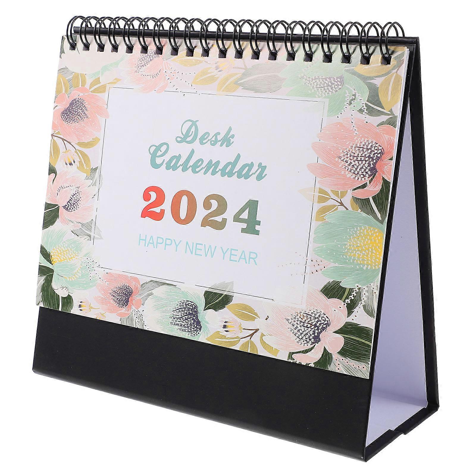 Desk Standing Calendar Monthly Organizer For Office Use Small Desk Calendar 1Pack