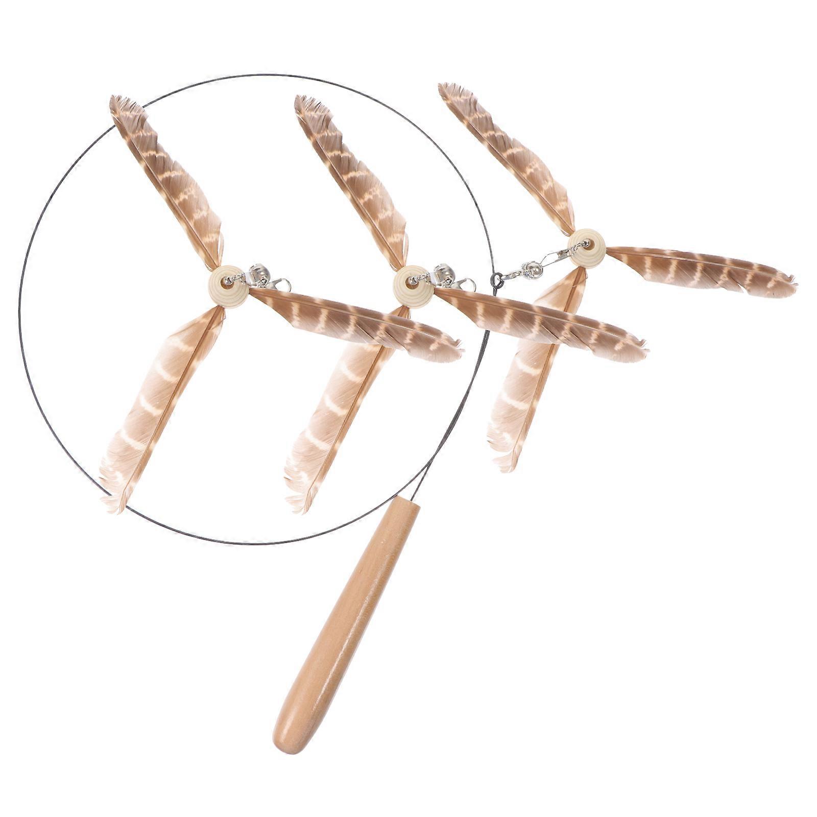 Interactive Cat Toy Teaser for Indoor Play 2Sets Kitten Fun