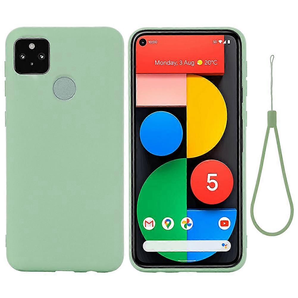 Fall-Resistant Phone Shell Liquid Silicone Case for Pixel 5a 3Pcs