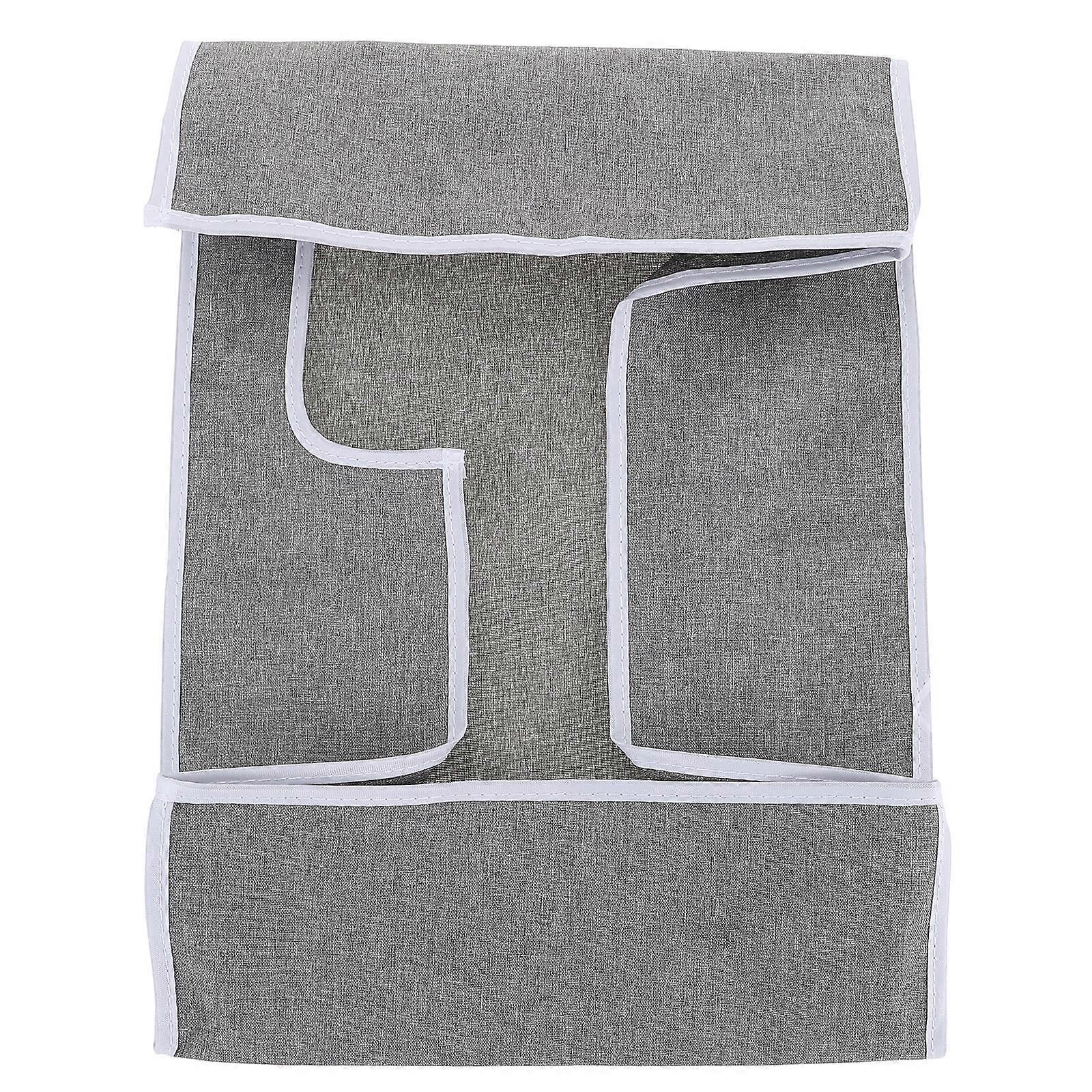 Dustproof Game Console Cover 2Pcs Grey Oxford Cloth For Indoor Use Shock Resistant For Gamers