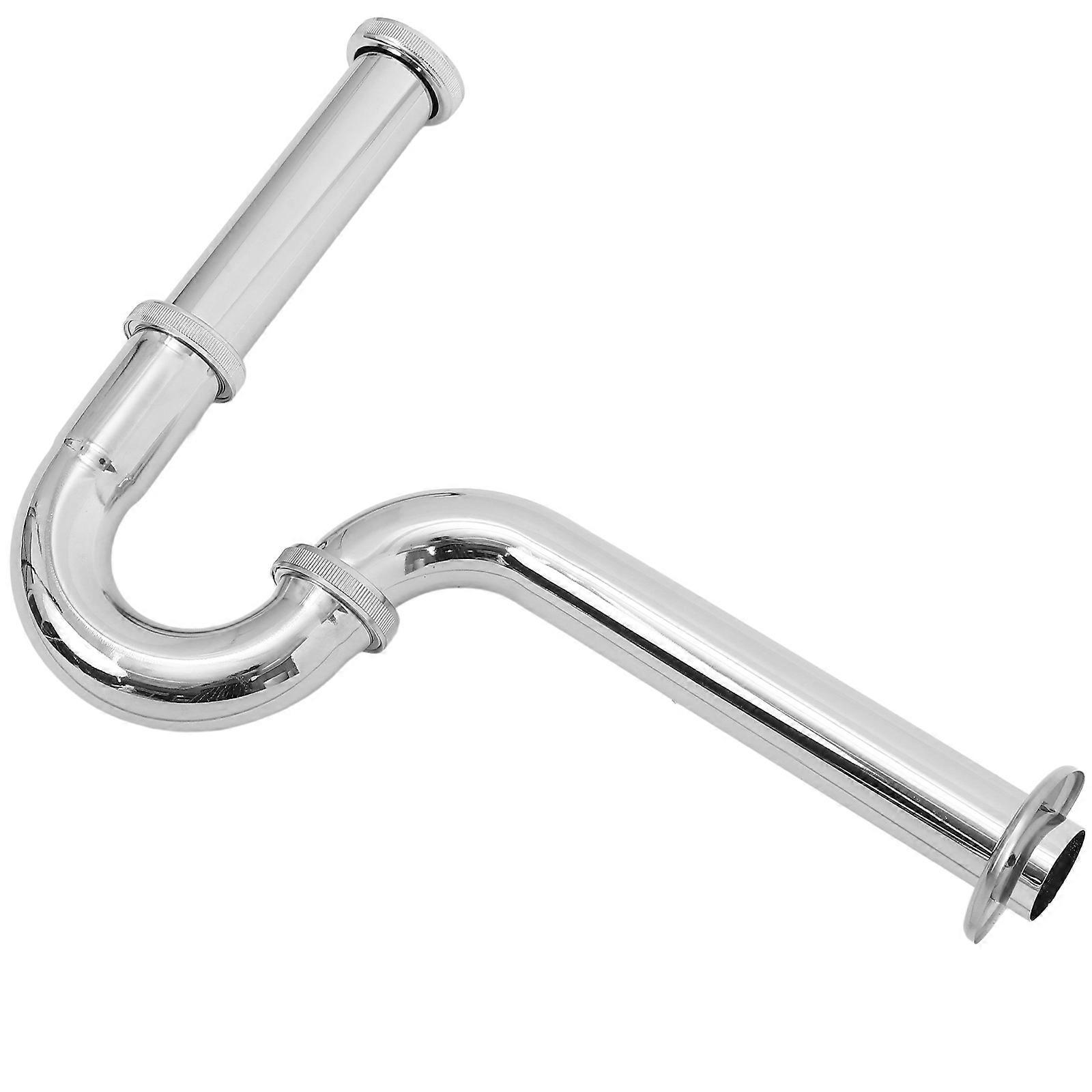 Flexible Drain Hose Stainless Steel Adjustable Kit 3Pcs for Sink Drain