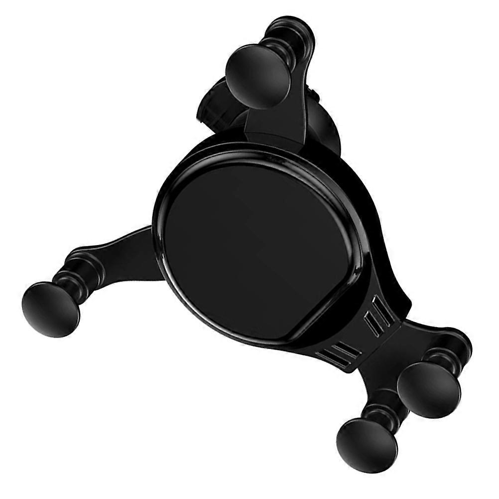 Car Phone Mount 4Pcs Creative Design Hands-free Phone Usage Black Compact 360-degree Rotation Installation