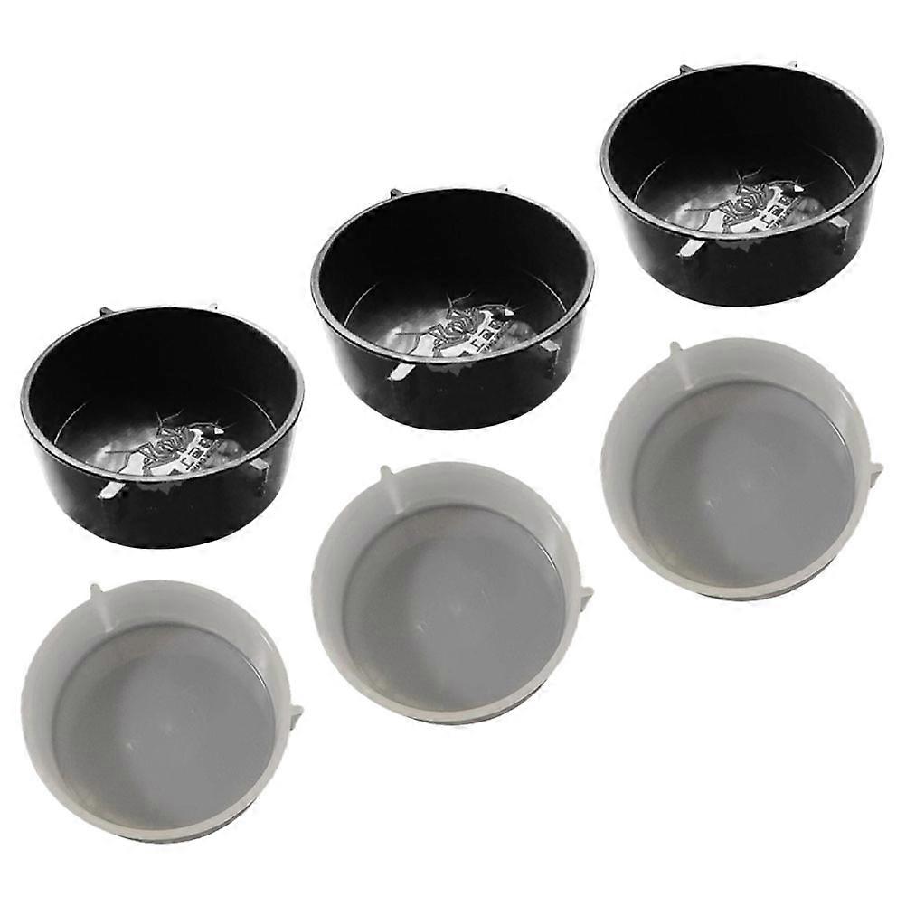 Reptile Feeders Reptile Feeding Boxes for Feeding 30Pcs Round Water Tanks