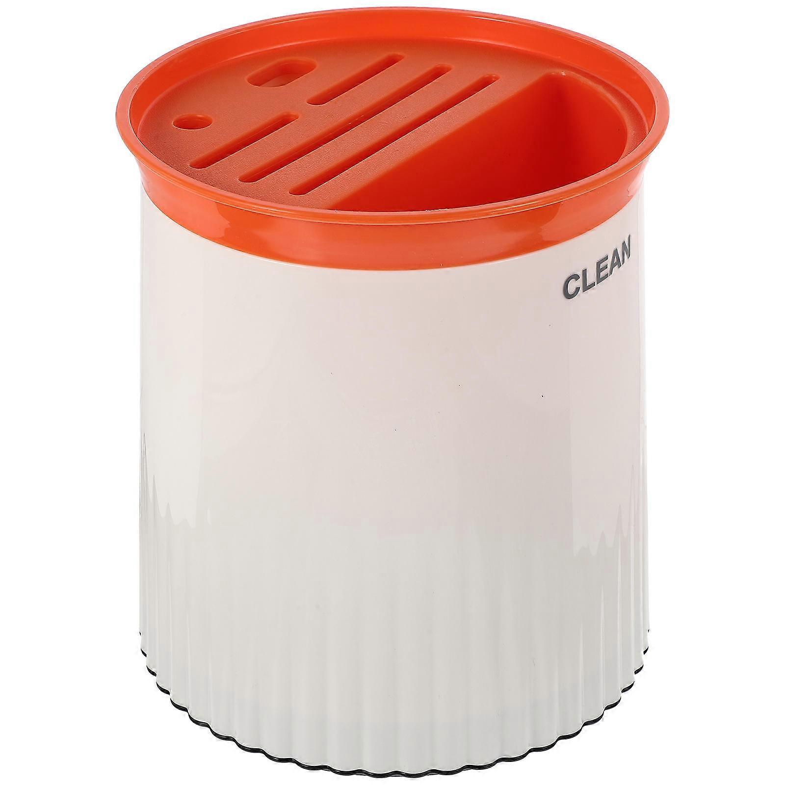 Kitchen Utensil Holder Cutter Rack Rotary 2Pcs for Easy Access and Storage
