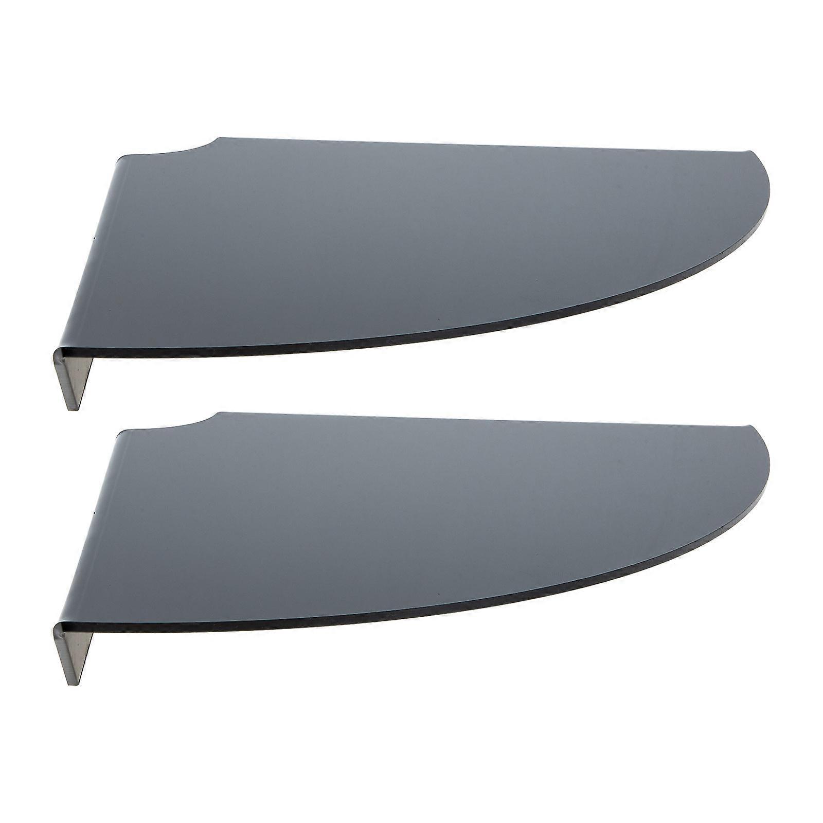 Acrylic Wall Shelf Floating Shelf Wall-Mounted Storage 4Sets for Home