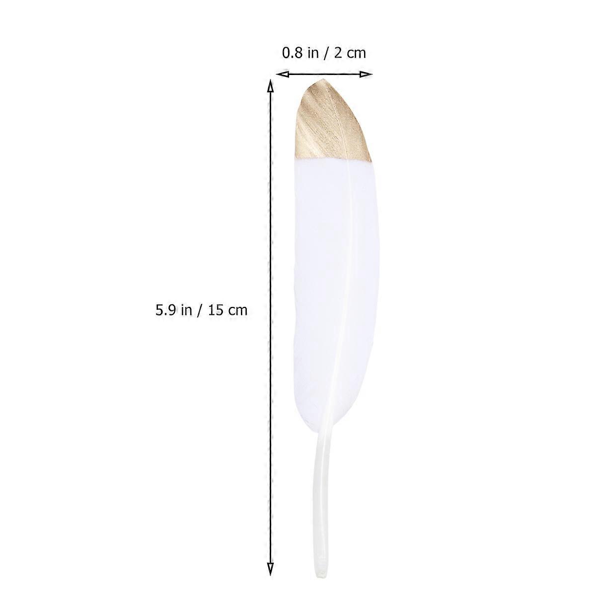 Golden Dipped for DIY Craft 30Pcs Goose Collection