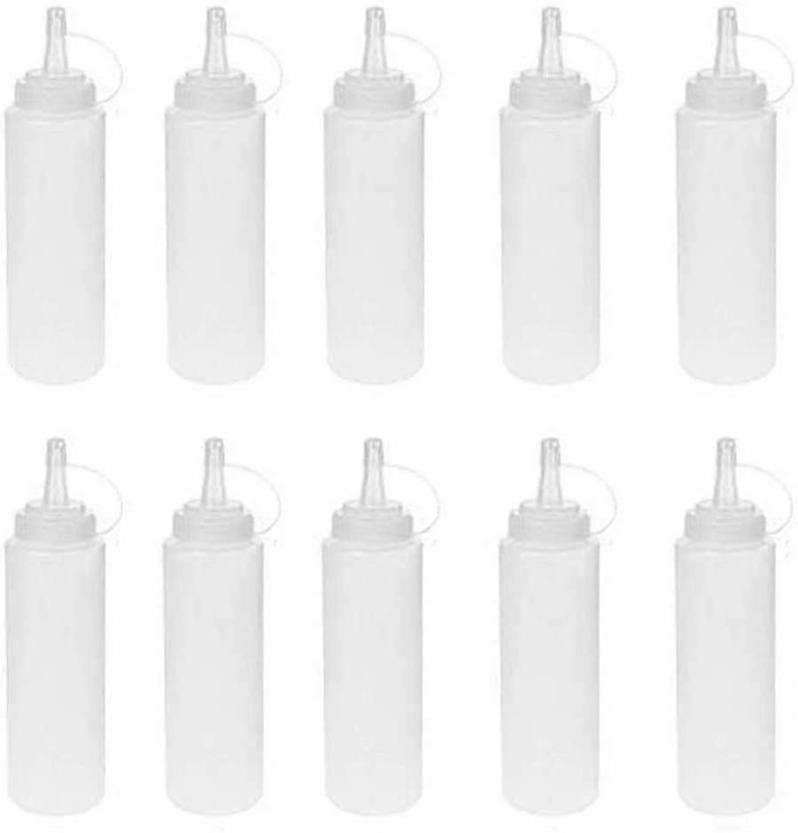 10 Adet 8oz 240ml Sıkma Şişesi, Çok Amaçlı Sıkma Şişesi Sızıntı Yok