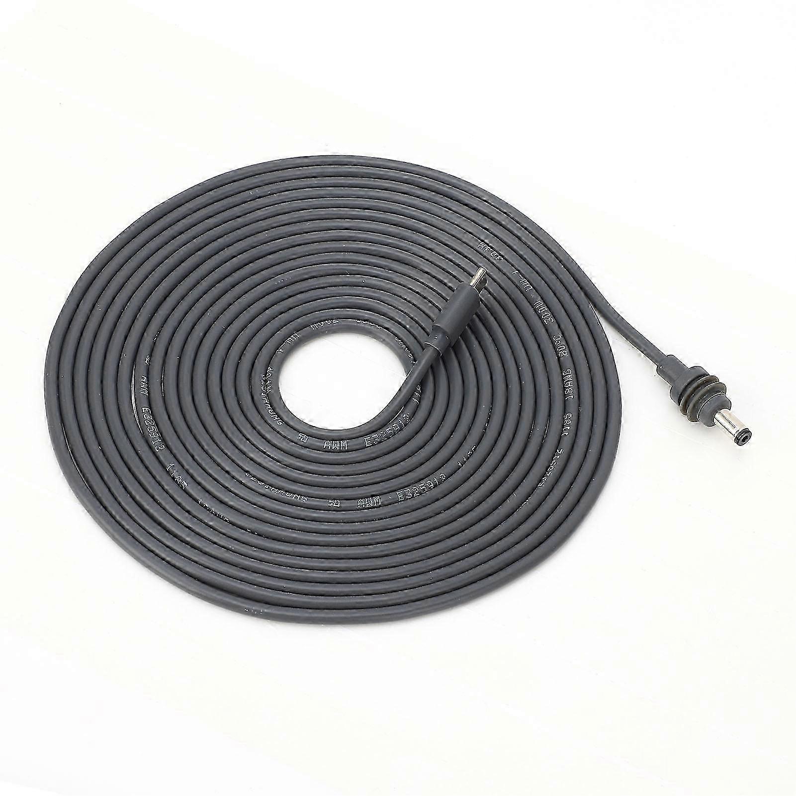 2025 12m/39.4FT Rectangular Satellite DC Power Cable, Mini USB C to DC 100W, Waterproof for 65W PD Power Supply