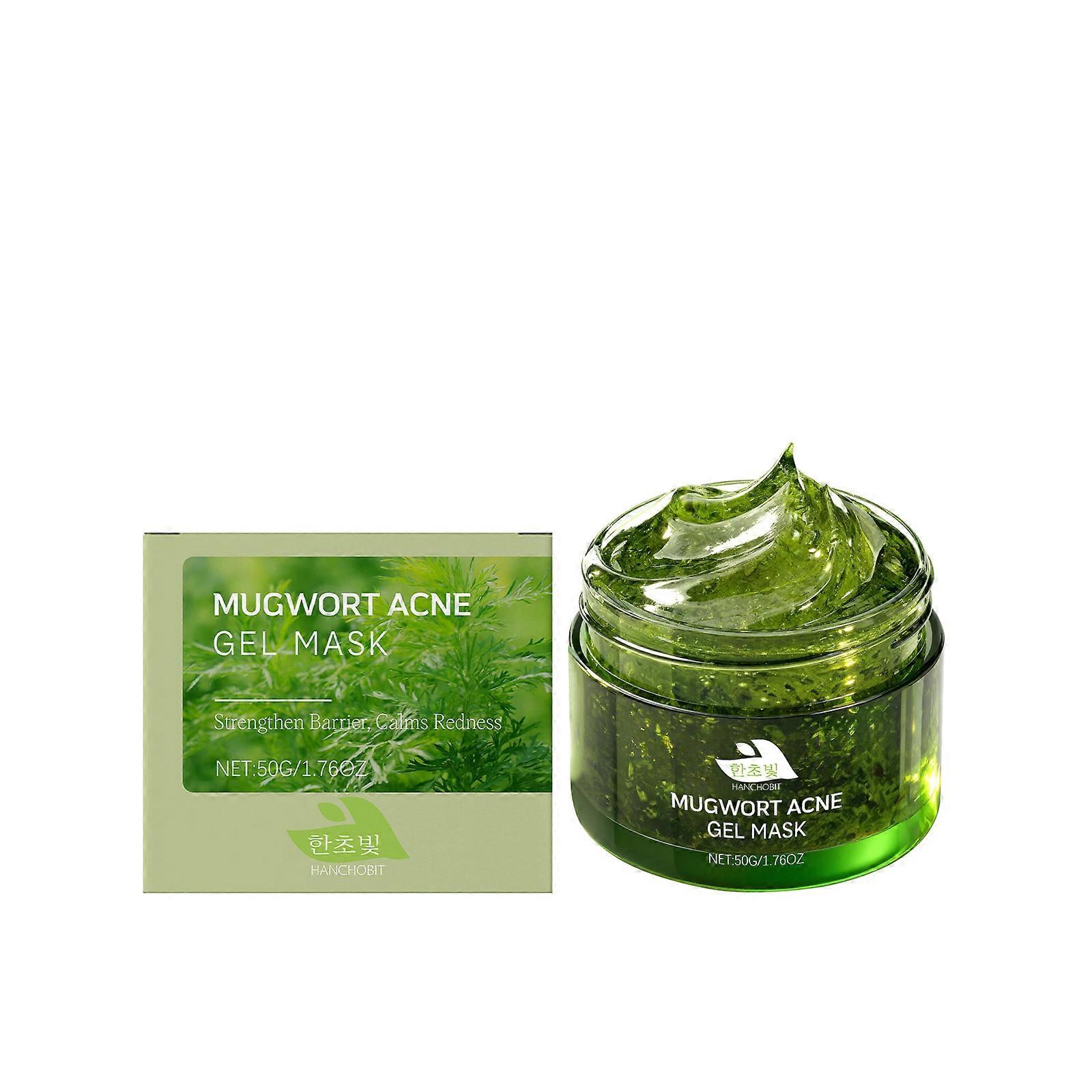 HANCHOBIT Mugwort Moisturizing Gel Mask Is A Gentle Moisturizing And Hydrating Mask That Nourishes The Facial Skin