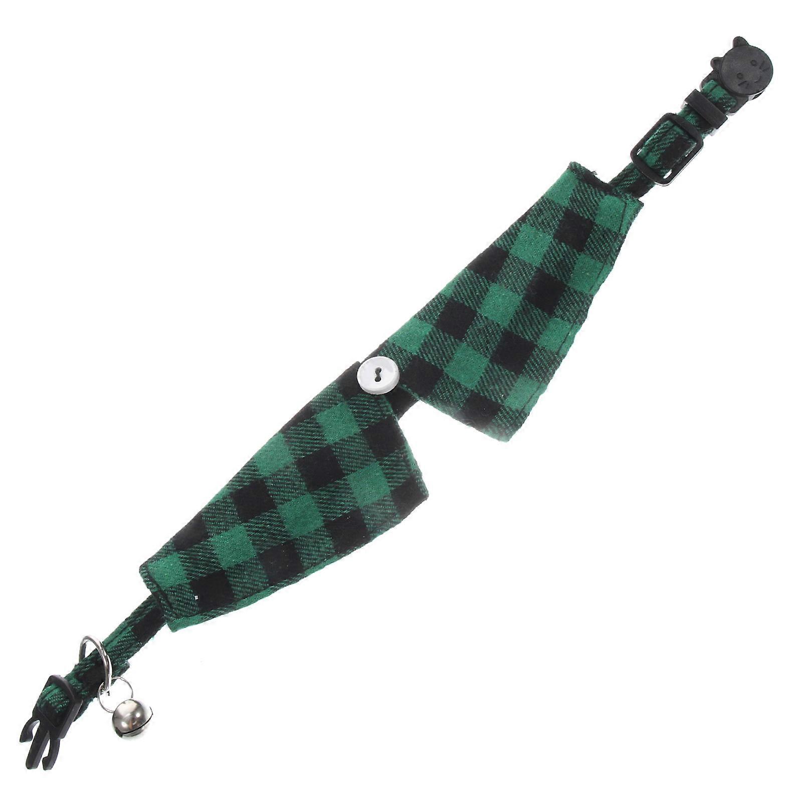 Adjustable Pet Kitten Collar with Bell for Decorative Use 2Pcs