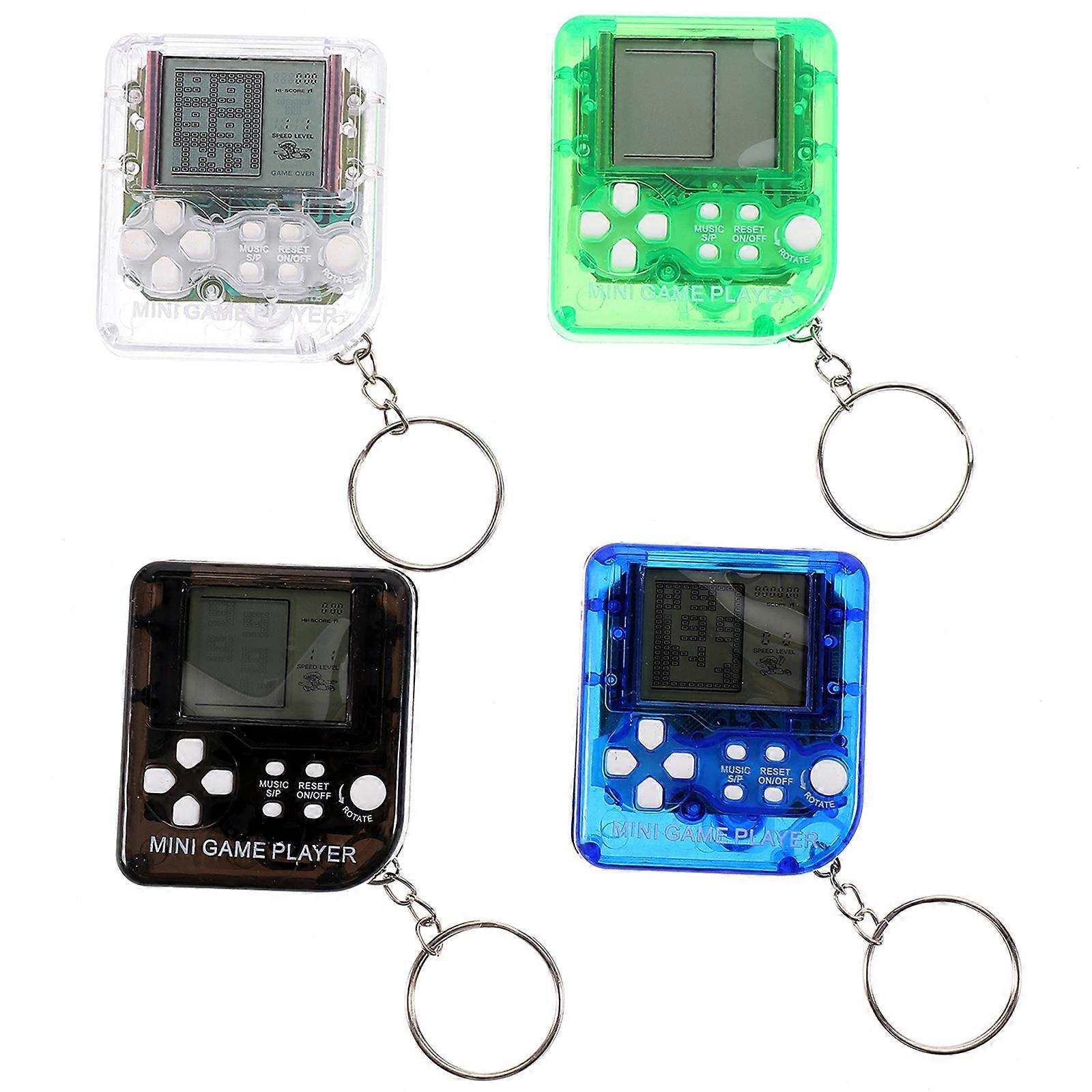 Console Game Keychain Key Hanging Ornament Children Birthday Party Portable Entertainment 4Pcs