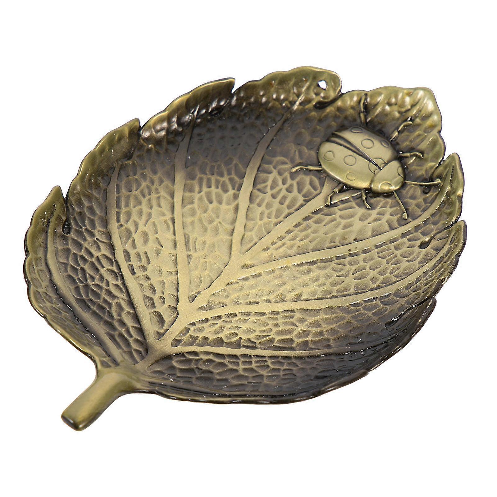 Retro Style Ink Container Chinese Culture Enthusiasts Gift Giving 10.8X7.7X0.7CM Bronze Design 1Set