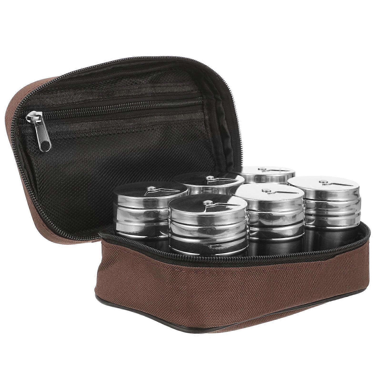 Stainless Steel Spice Shakers 2 Sets Perfect For Kitchen Barbecue Elegant Design Assorted Color Space Saving 12-Pcs