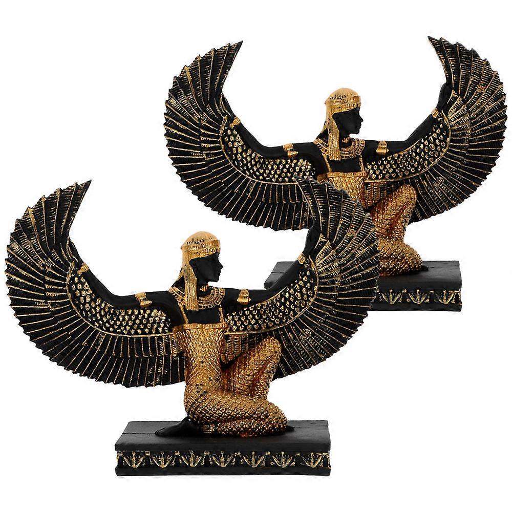 Resin Sculpture for Desktop Adornment 6Pcs Set