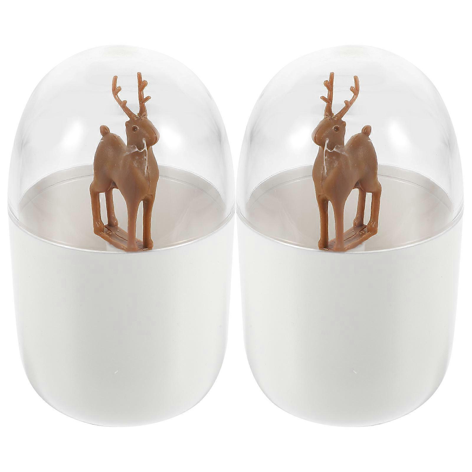 Toothpick Holder Plastic for Storage Use 8Pcs Multi Color Box Set