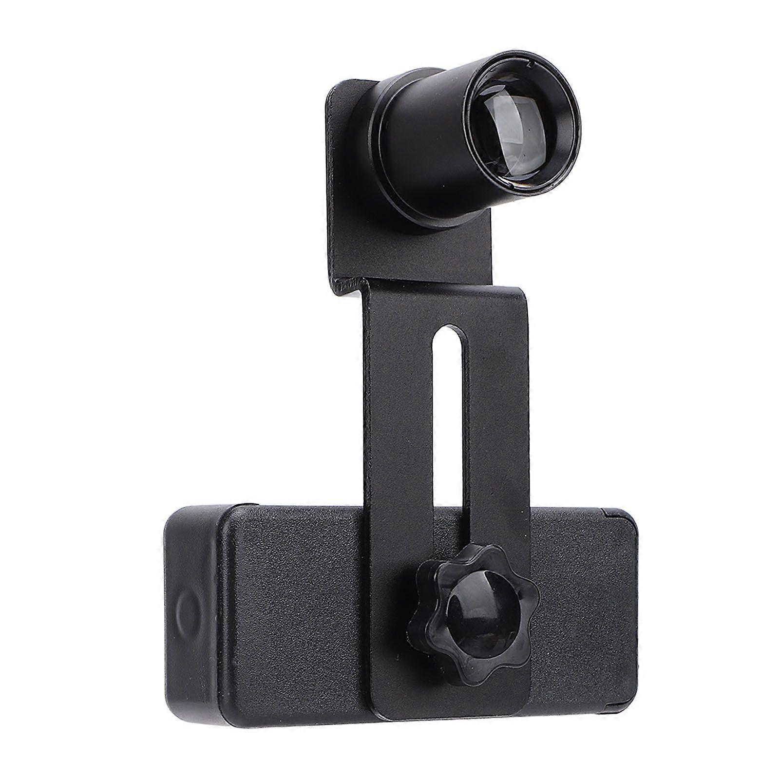 Microscope Lens Cellphone Adapter with 12.5X Eyepiece Microscope Smartphone Camera Adapter for Microscope Eyepiece Tube 23.2mm