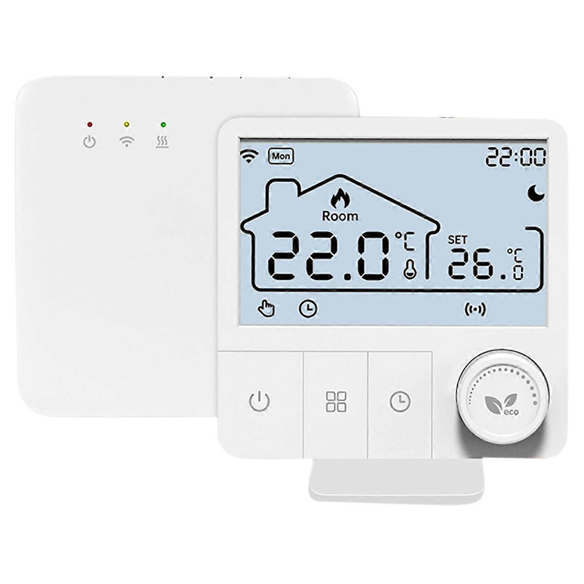 Tuya Wifi Boiler Thermostat Wireless Heating Room Thermostats,Smart Heating Programmable Thermostat Heating Controller