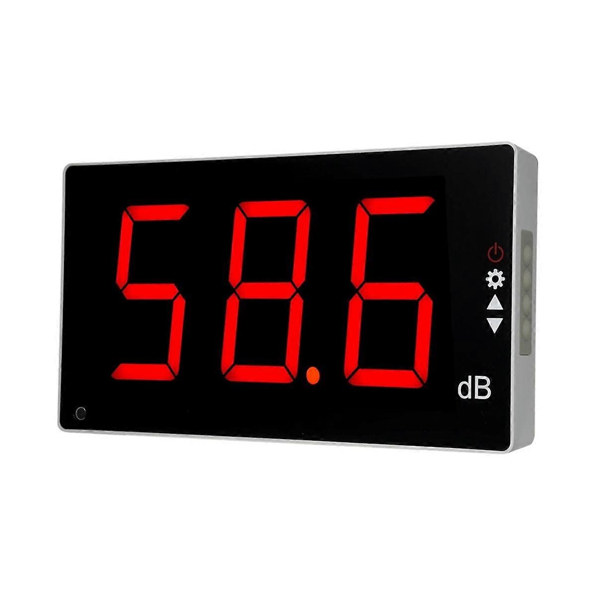 Sound Level Meter with Large LCD Screen Wall Mounted Digital Sound Level Meter Digital Noise Decibel Monitoring Tester