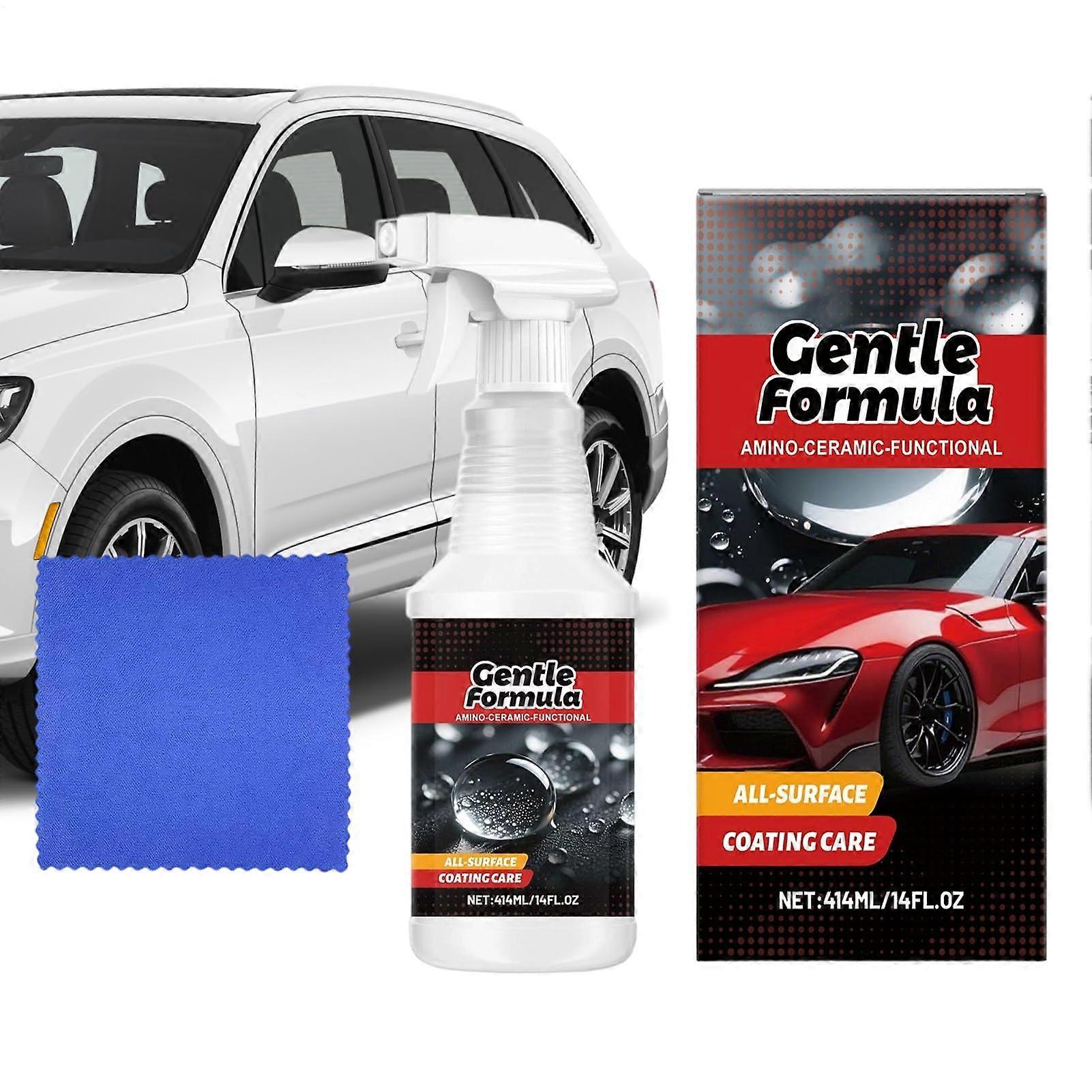 Ceramic Car Coating Hydrophobic 414ml Vehicle Paint Protection Exterior Trim Shine