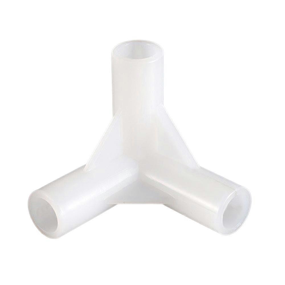 3-Way 8mm Tee Corner Fitting PE Plastic Right Angle Tee Corner Connector