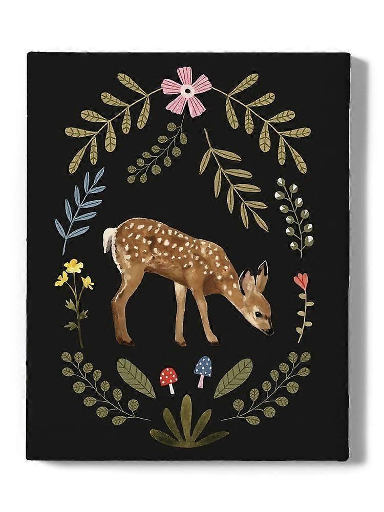 Critters And Foliage B Wrapped Canvas -Victoria Barnes Designs,-ouyab1694