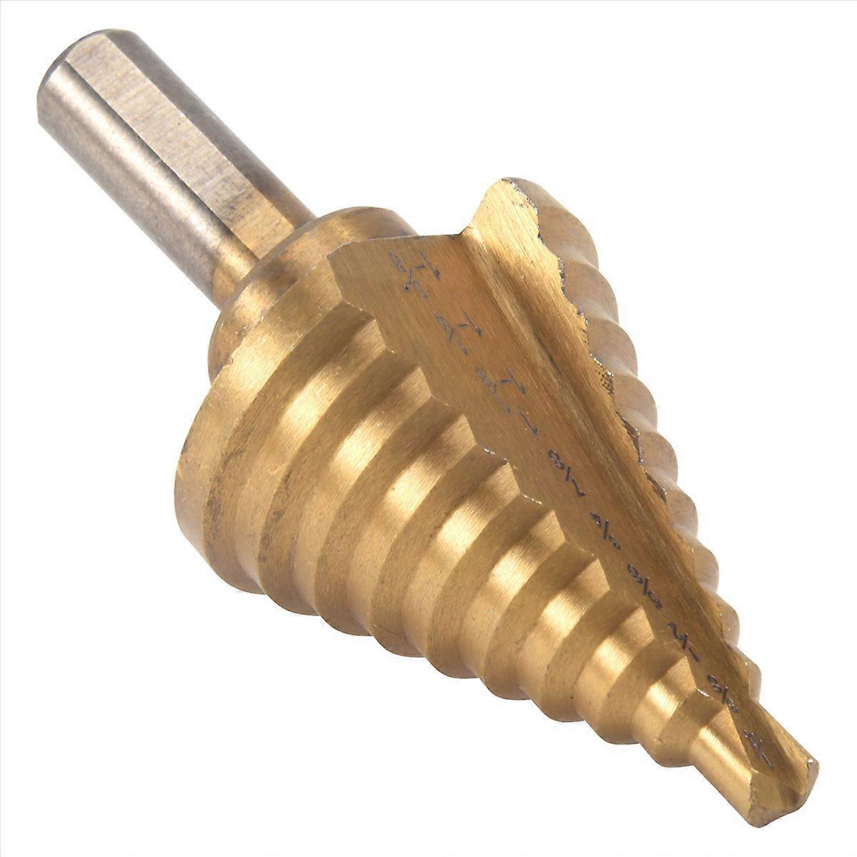 Step Drill Cone Drill Bits High Speed Steel 10 Steps 1/4 to 1-3/8inch