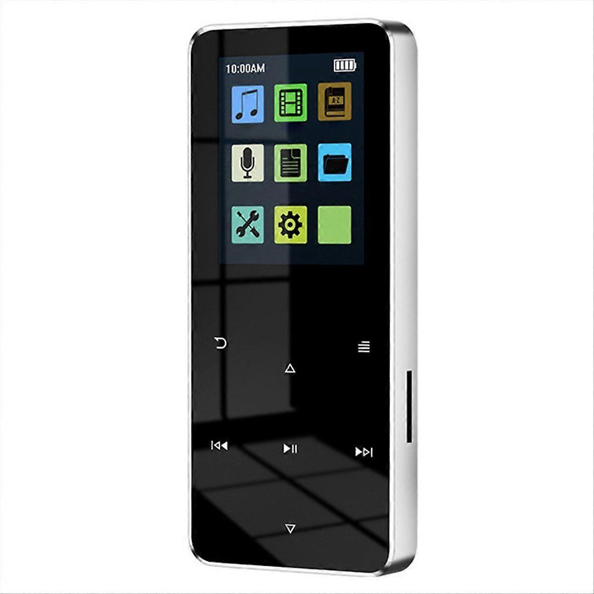 TFT Mp4 Video Player USB 2.0 3.5mm Jack Bluetooth-Compatible 5.0 Sports Mp4 with E-Book Recording B