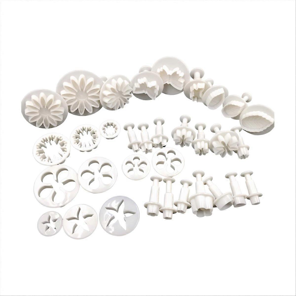 33-Piece Fondant Mold Set Cake Tool Set Spring-Pressed Cartoon Pasta