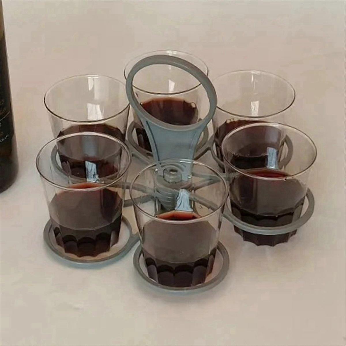 2pcs Foldable Rotating Portable Glass Coffee Cup Portable Cup Holder