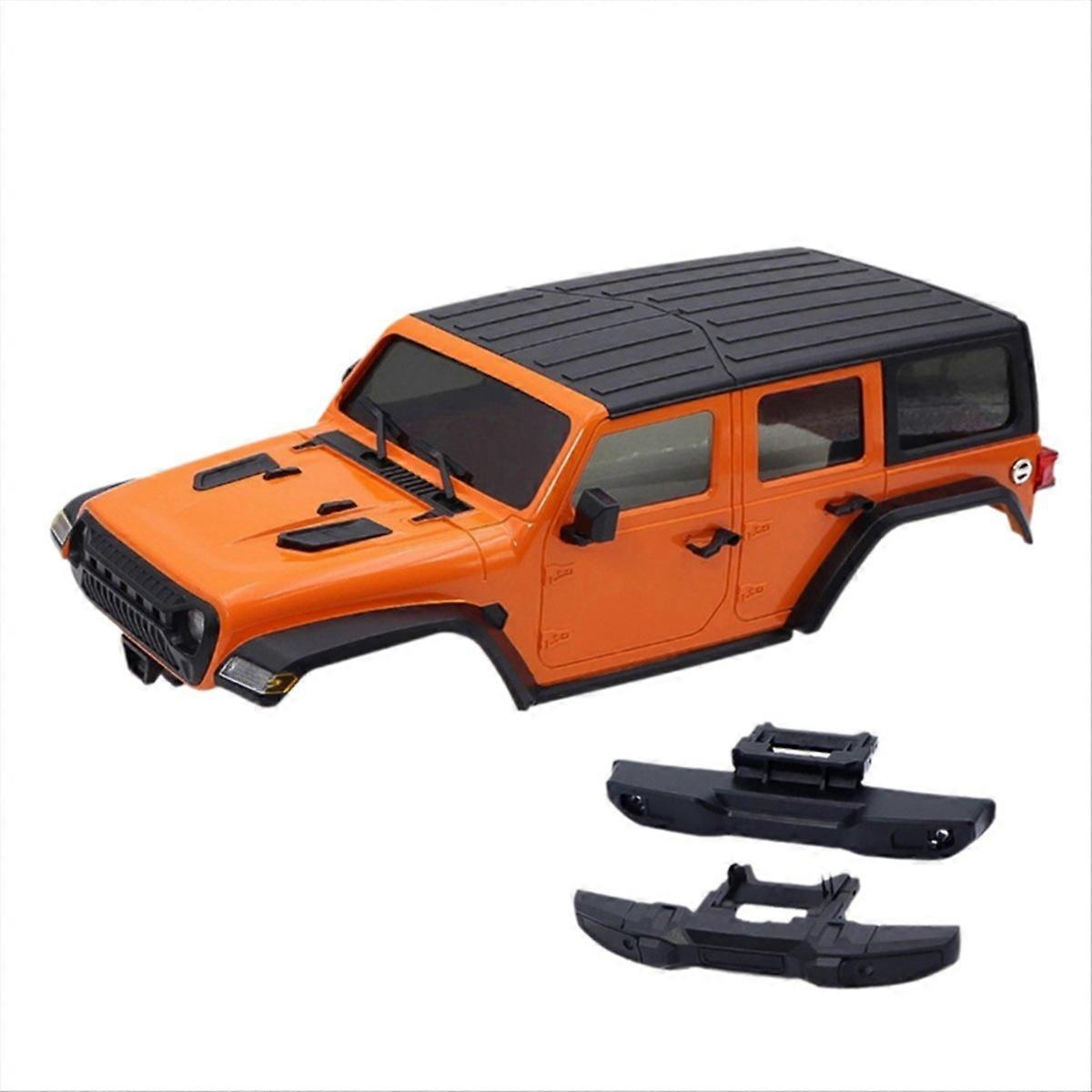 155mm Wheelbase RC Car Body Shell Chassis Kit Orange