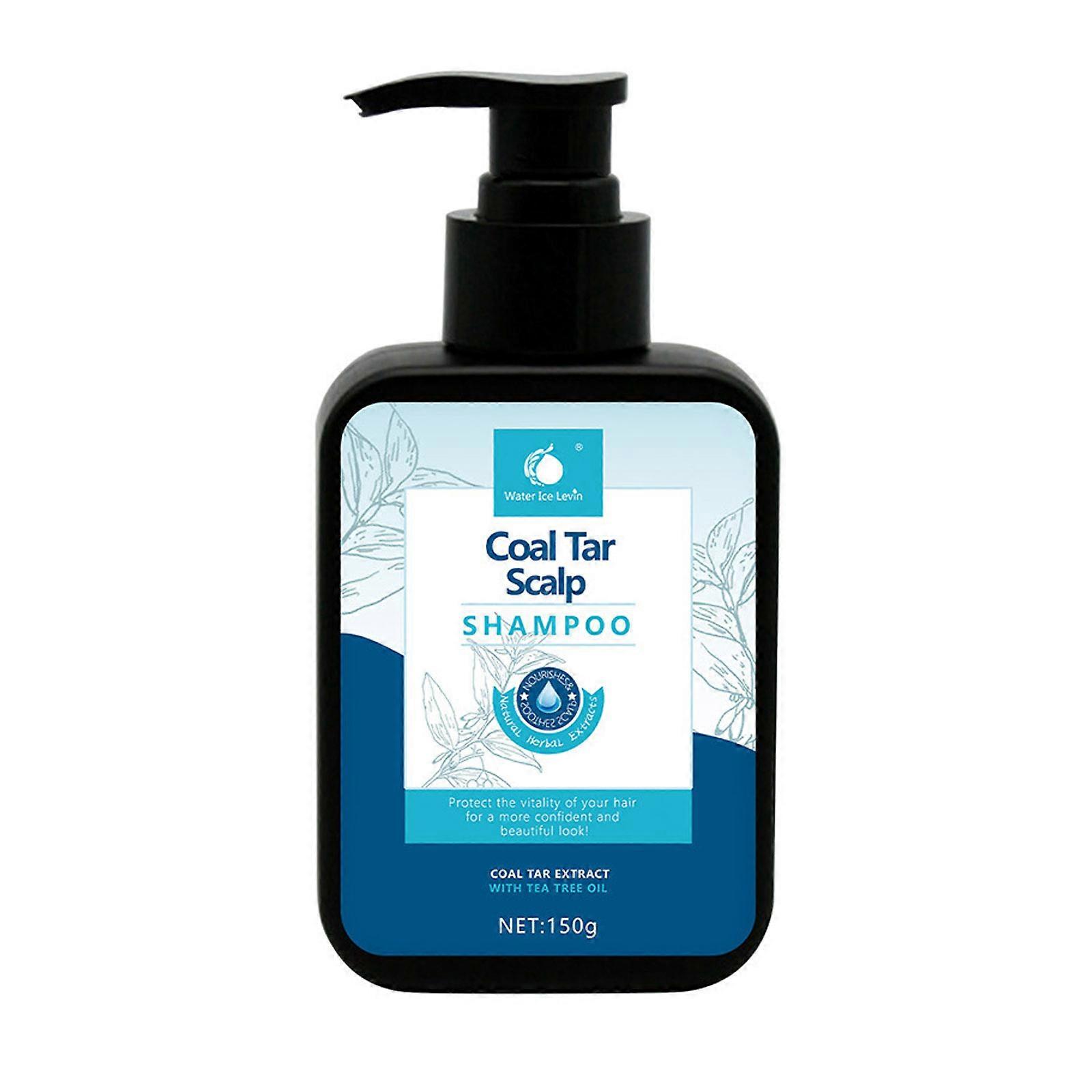 Coal Tar Scalp Cleansing Shampoo Hair Deep Cleansing Refreshing Soft Shampoo