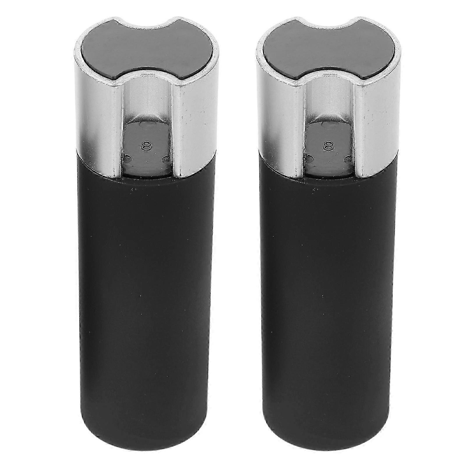 2pcs Blinds Handles Curtain Cord Weights Pull String Pendants for Vertical Blind Roller Blinds Drapes Window Shutter Plastic Black