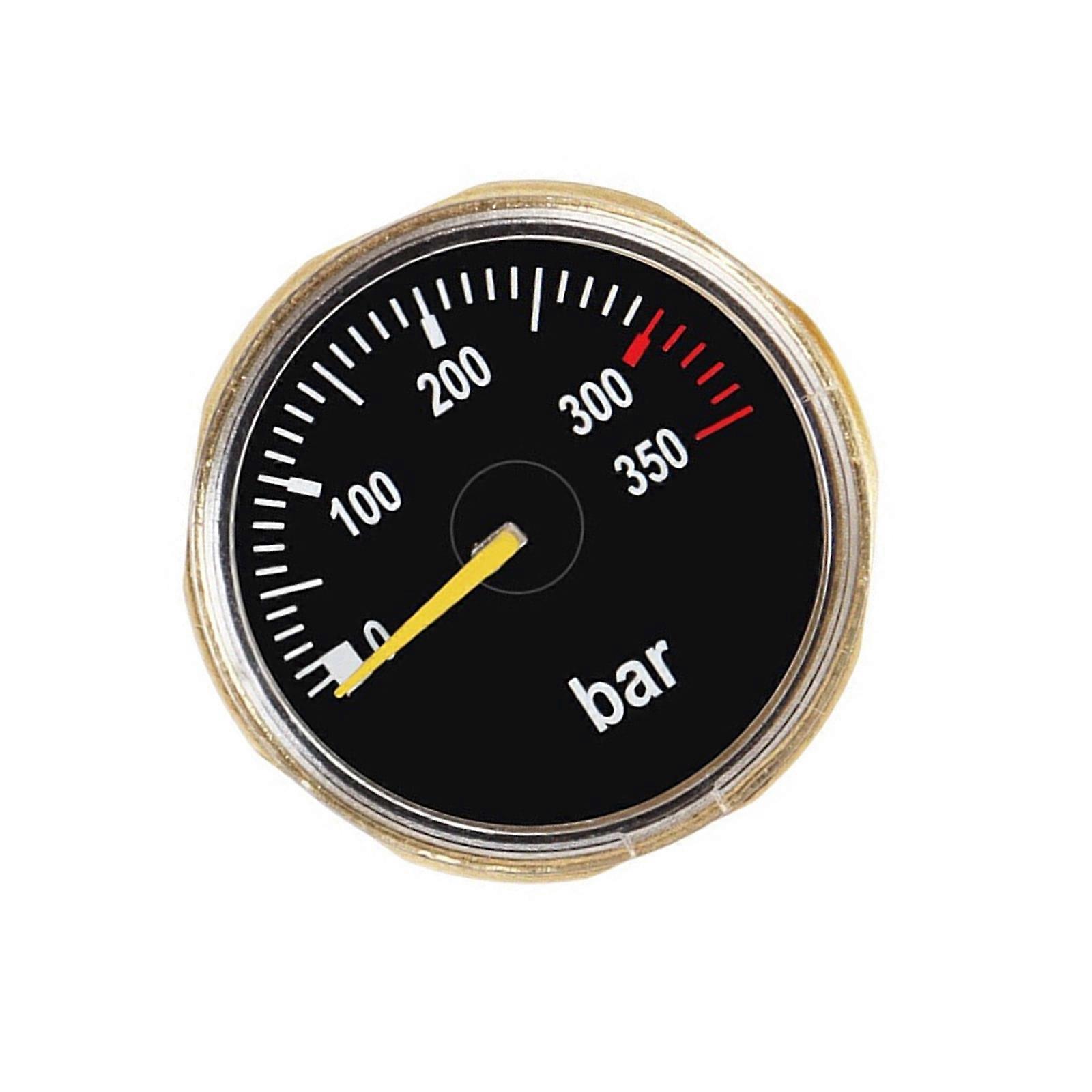 High Accuracy 350Bar Brasses Pressures Gauges With Anti Vibration Cores For Swimming Pool Systems Multicolor