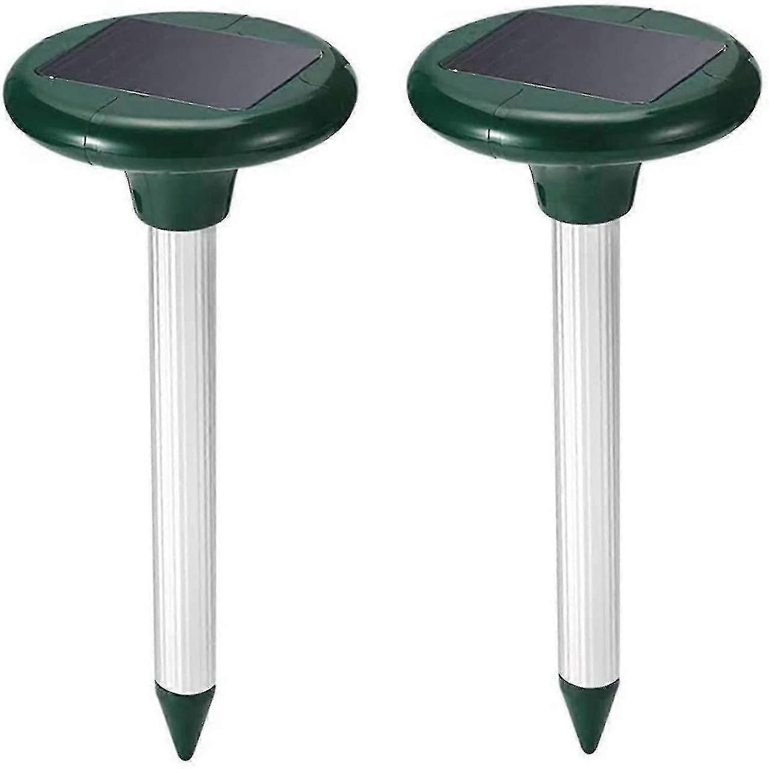 Ultrasonic Rat Repeller - 2-Pack - Solar Powered - Get Rid of Rats in 48 Hours