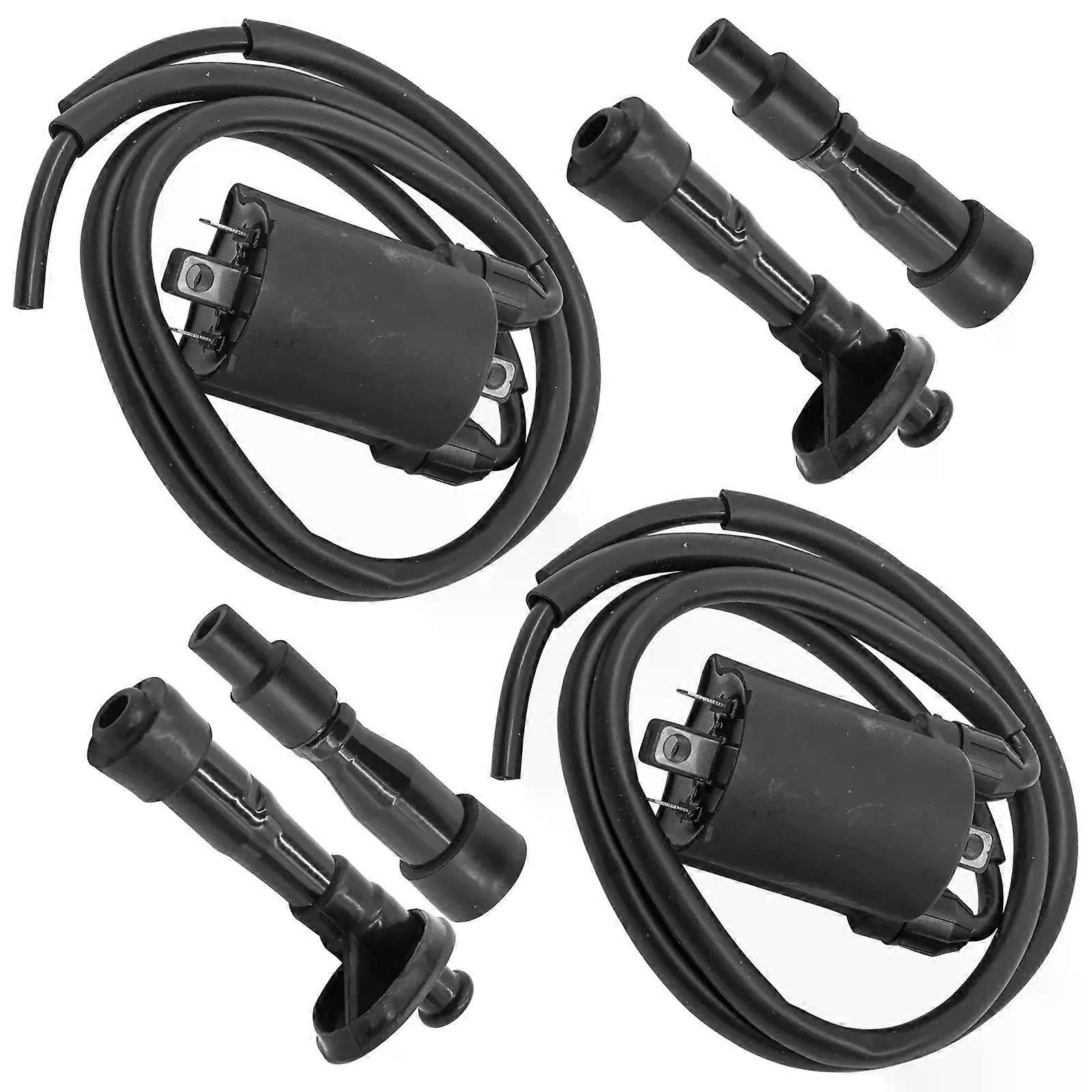 Spark Plug & Caps For Honda Shadow Ace 750 VT750 Deluxe 2002-2003 NO.05793